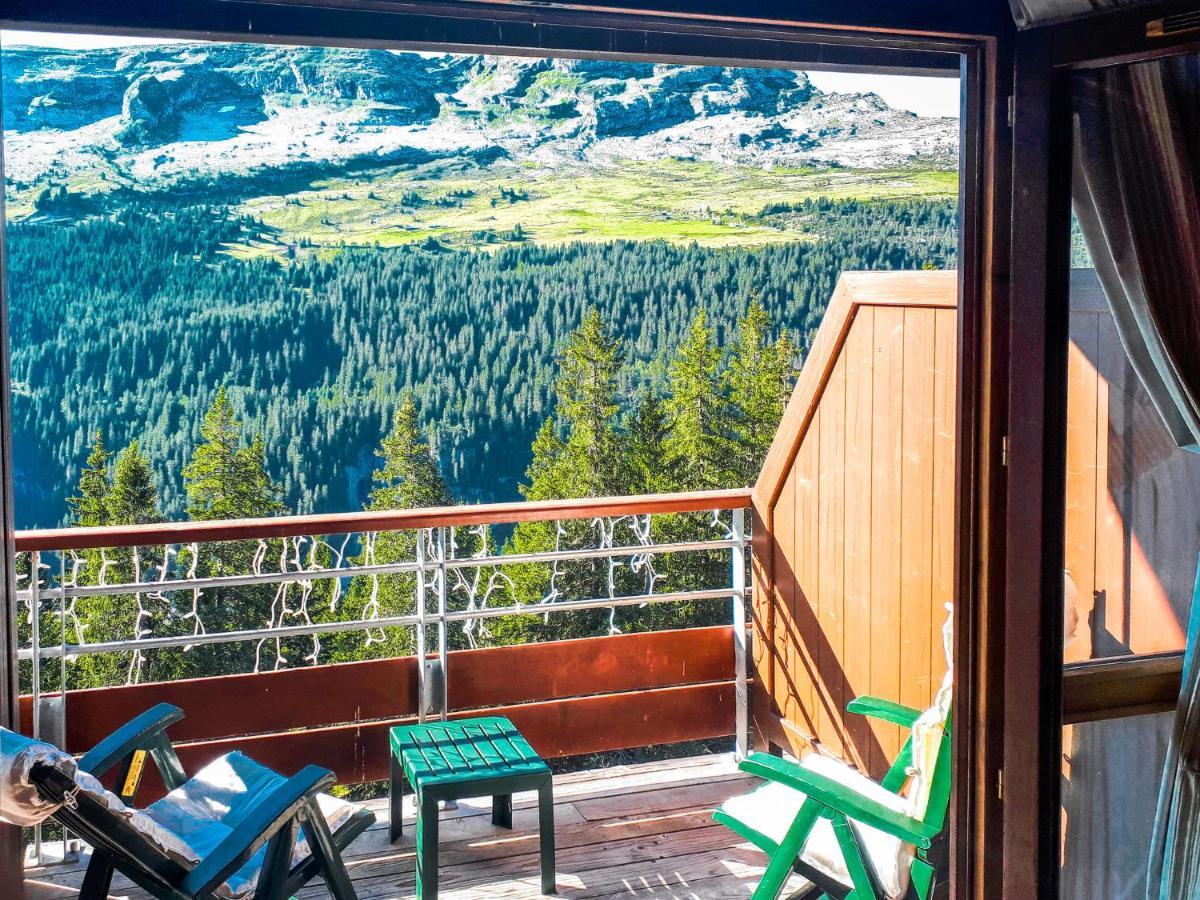 South Facing 2-Bed Apartment With Fireplace, Terrasses Deos Flaine Bagian luar foto