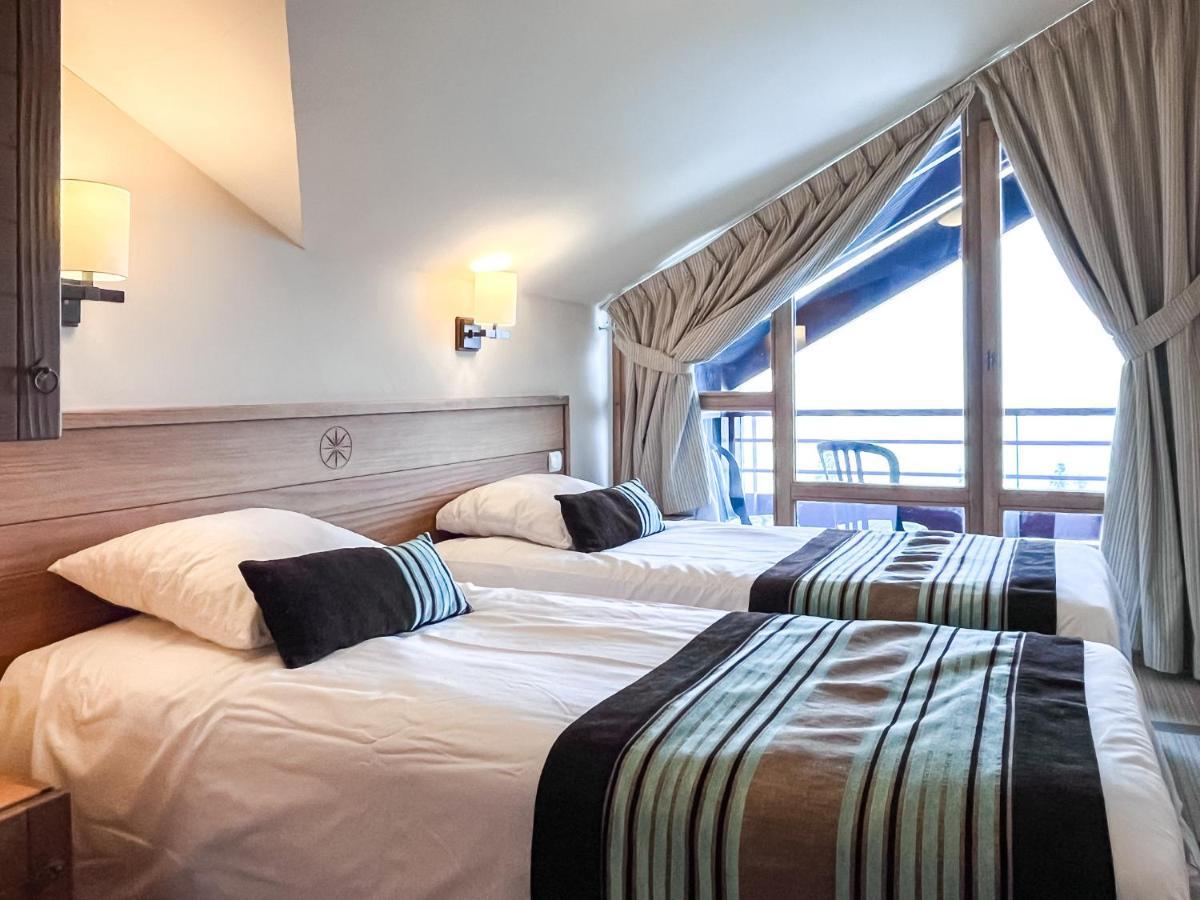South Facing 2-Bed Apartment With Fireplace, Terrasses Deos Flaine Bagian luar foto