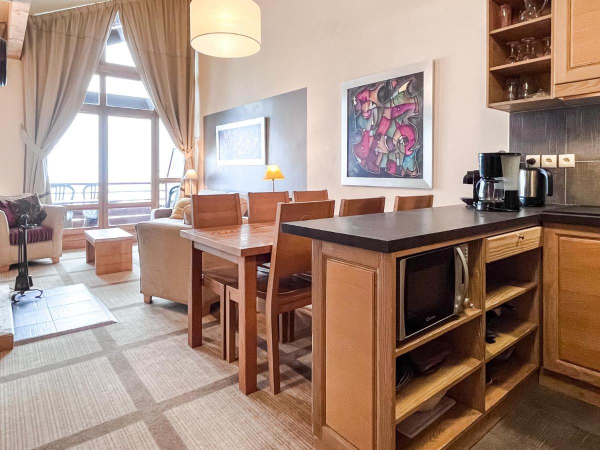 South Facing 2-Bed Apartment With Fireplace, Terrasses Deos Flaine Bagian luar foto