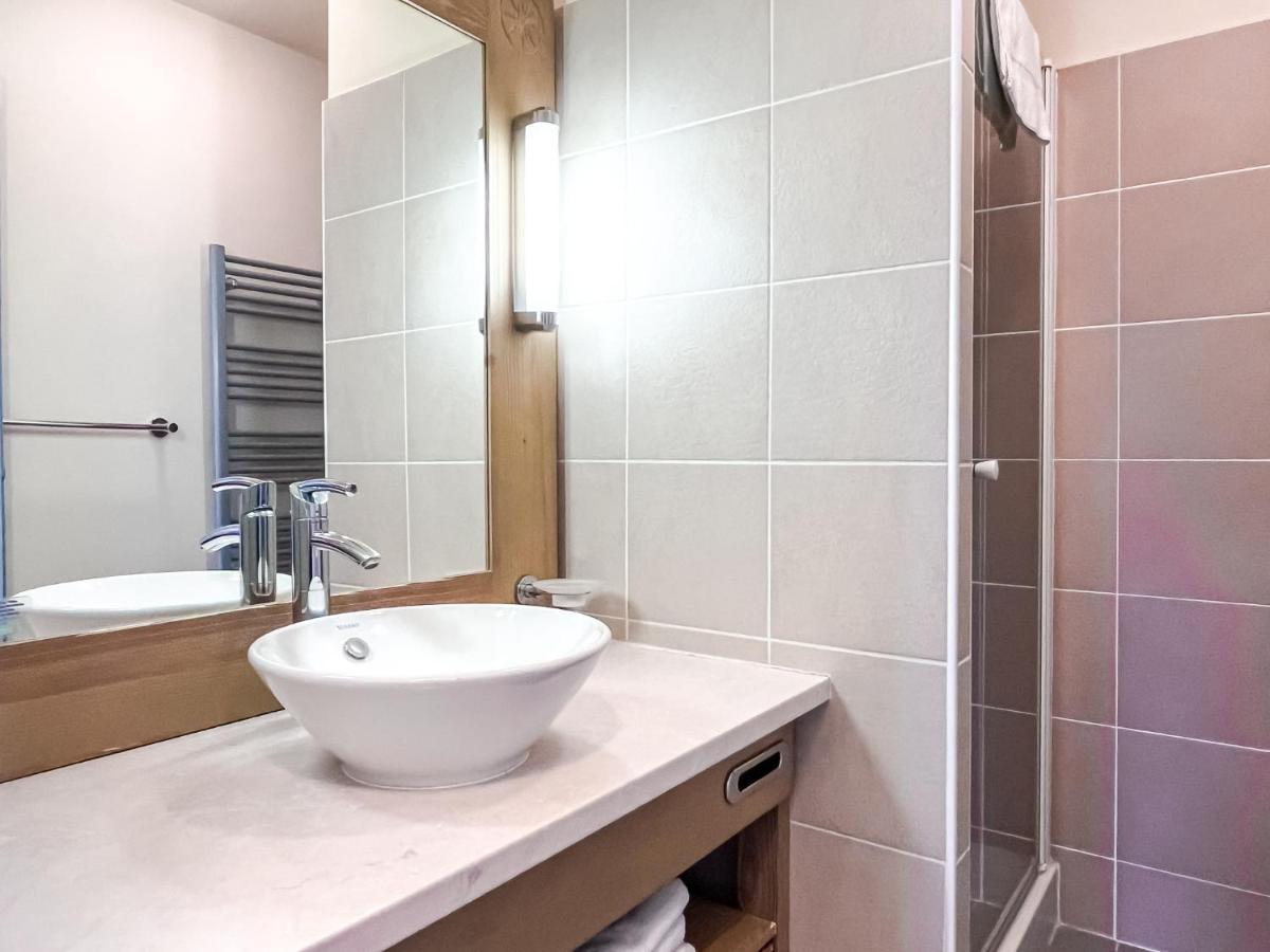 South Facing 2-Bed Apartment With Fireplace, Terrasses Deos Flaine Bagian luar foto