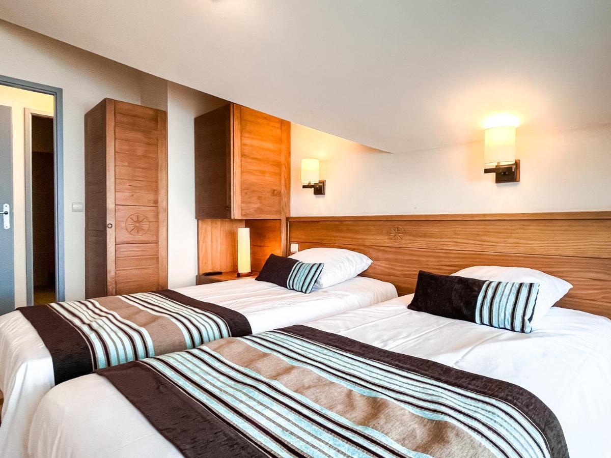 South Facing 2-Bed Apartment With Fireplace, Terrasses Deos Flaine Bagian luar foto