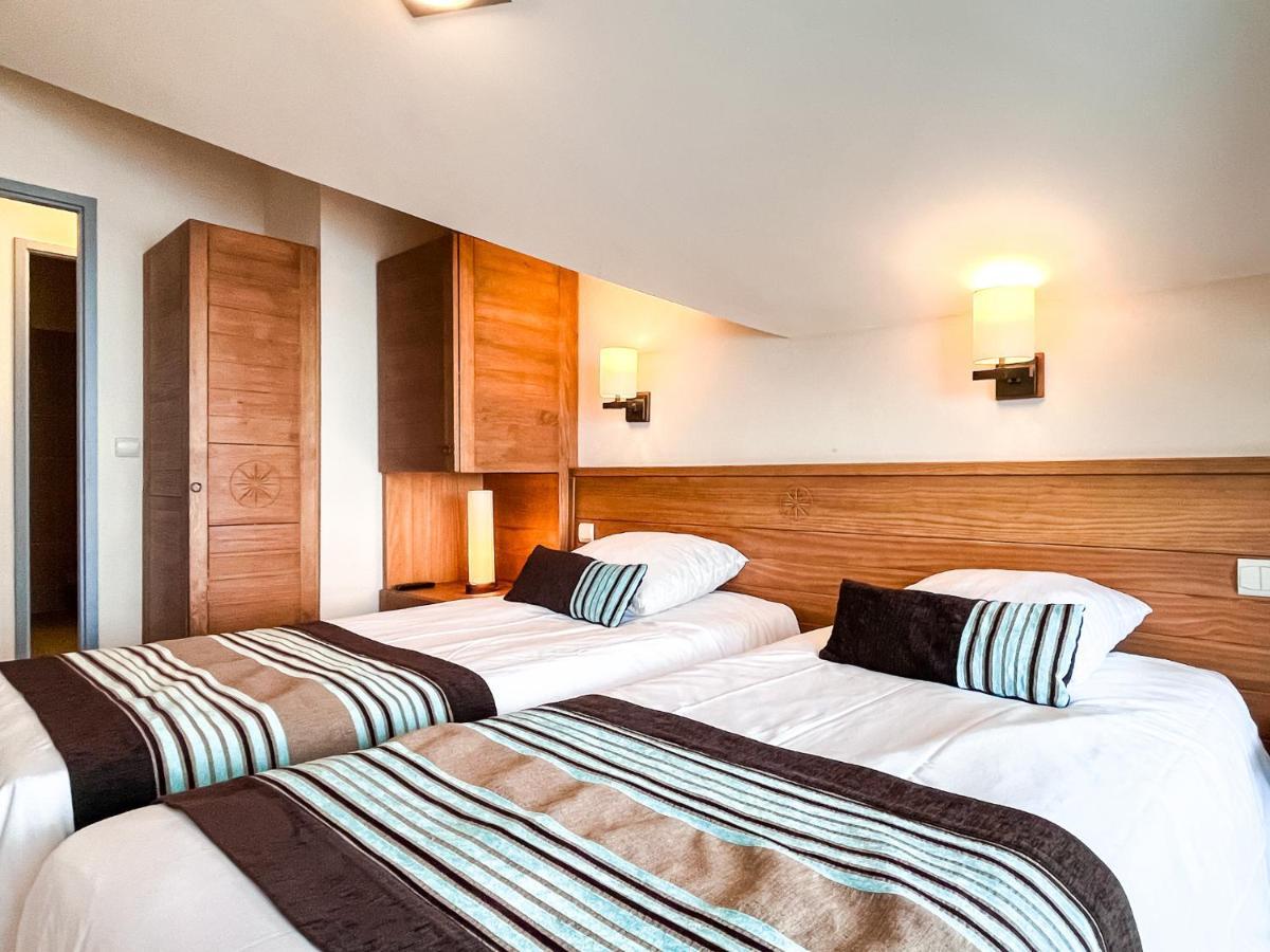 South Facing 2-Bed Apartment With Fireplace, Terrasses Deos Flaine Bagian luar foto