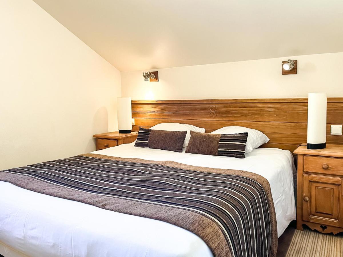 South Facing 2-Bed Apartment With Fireplace, Terrasses Deos Flaine Bagian luar foto