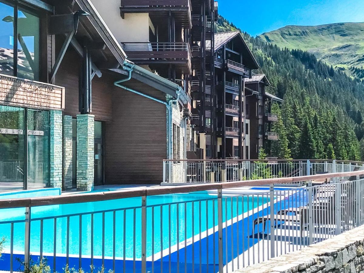 South Facing 2-Bed Apartment With Fireplace, Terrasses Deos Flaine Bagian luar foto